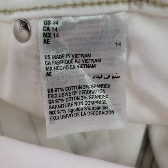 INC International Concepts Women's White Wide-Leg Pants Size 14 - Picture 11 of 15
